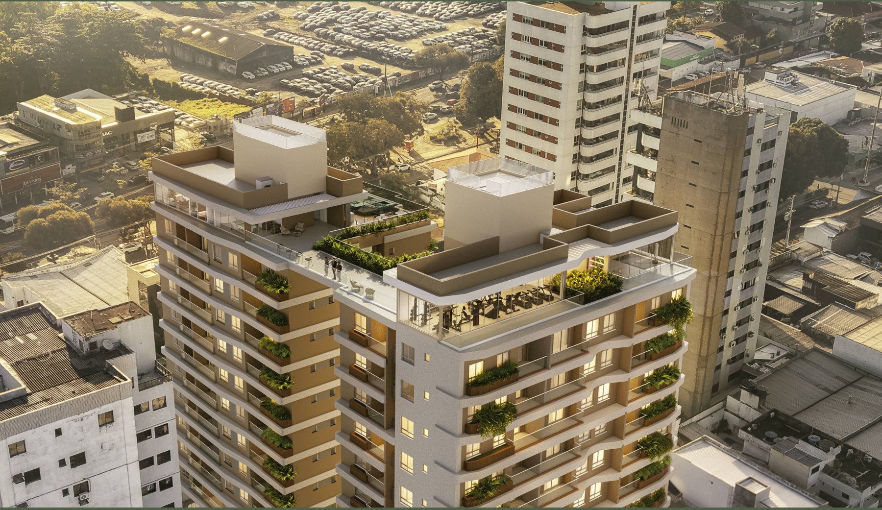 Perspectiva oficial do Ária — Sky Bridge